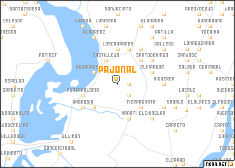 map of Pajonal