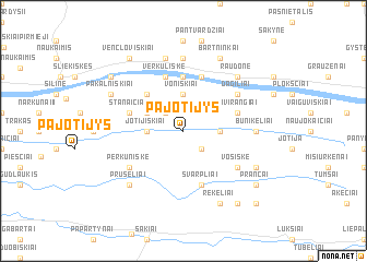 map of Pajotijys