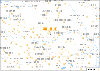 map of Pajovë