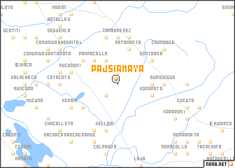 map of Pajsiamaya