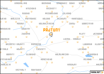 map of Pajtuny