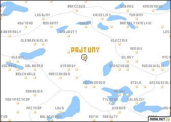 map of Pajtuny