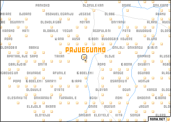 map of Pajuegunmo