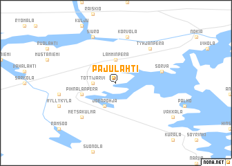 map of Pajulahti