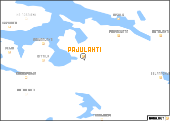 map of Pajulahti