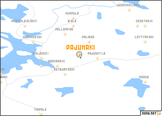 map of Pajumäki