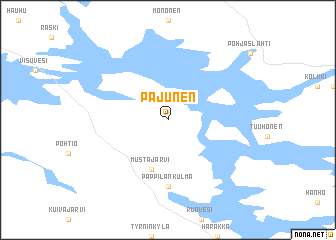map of Pajunen