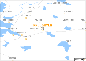 map of Pajuskylä