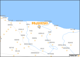 map of Pajuveski