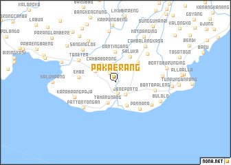 map of Pakaerang