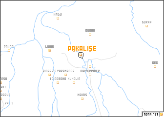 map of Pakalise