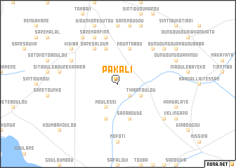 map of Pakali