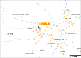map of Pākam-e Bālā
