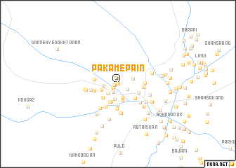 map of Pākam-e Pā\