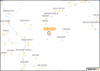 map of Pākam