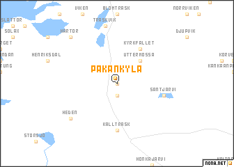 map of Pakankylä