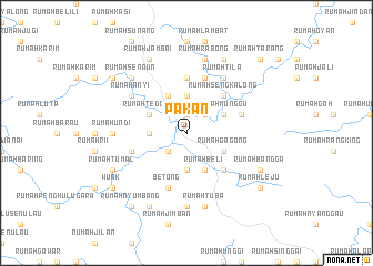 map of Pakan