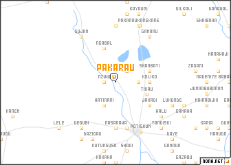 map of Pakarau