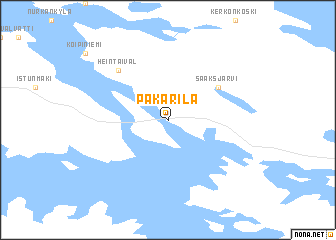 map of Pakarila