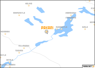 map of Pakari