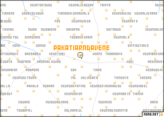 map of Pakatiar Ndavène