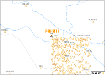 map of Pakāti