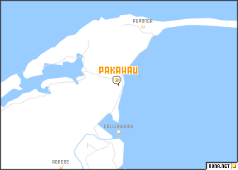 map of Pakawau