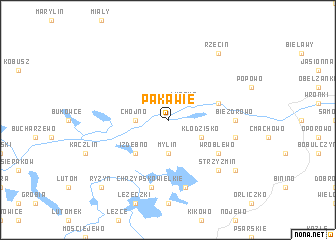 map of Pakawie