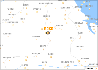 map of Päka