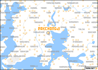 map of Pakchŏngji