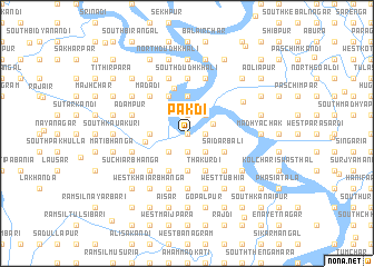 map of Pākdi