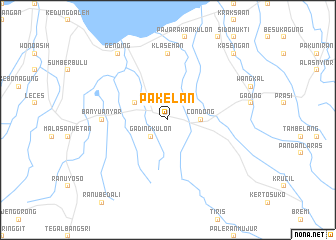 map of Pakelan