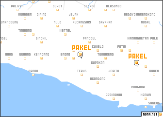 map of Pakel