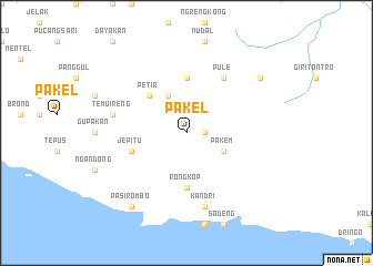 map of Pakel