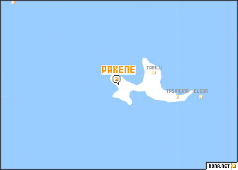 map of Pakene