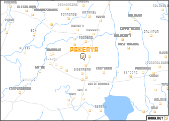 map of Pakenya