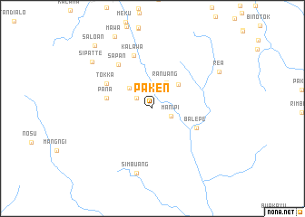 map of Paken