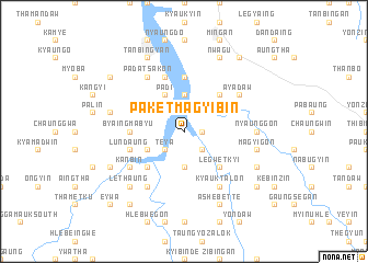 map of Paket-magyibin