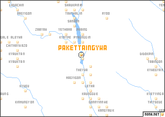 map of Pakettaingywa