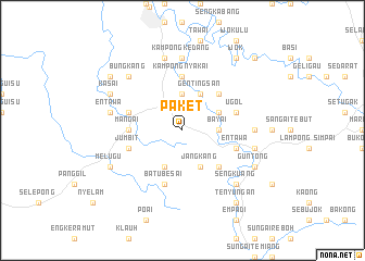 map of Paket