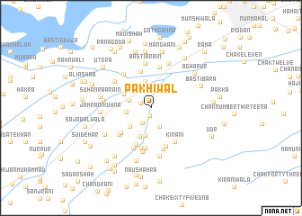 map of Pakhiwāl