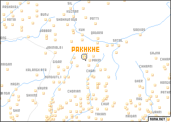 map of Pakhkhe