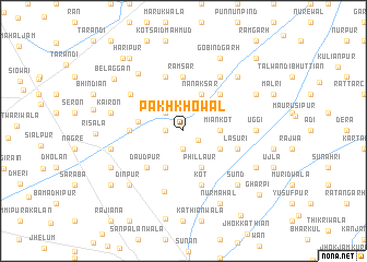 map of Pakhkhowāl