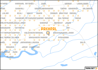 map of Pakhrāl