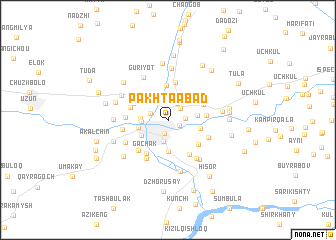 map of Pakhtaabad