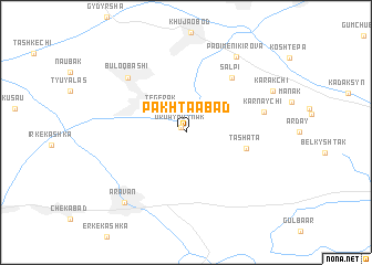 map of Pakhtaabad