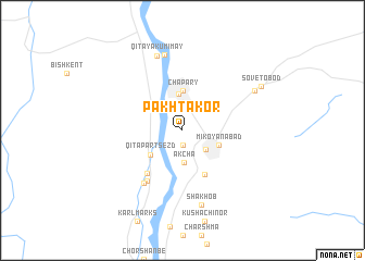 map of Pakhtakor