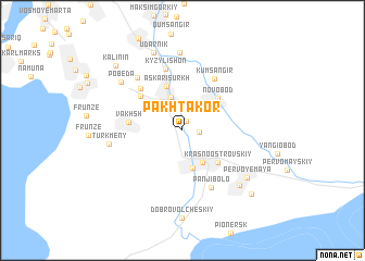 map of Pakhtakor