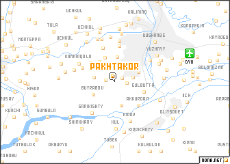 map of Pakhtakor
