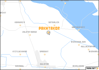 map of Pakhtakor